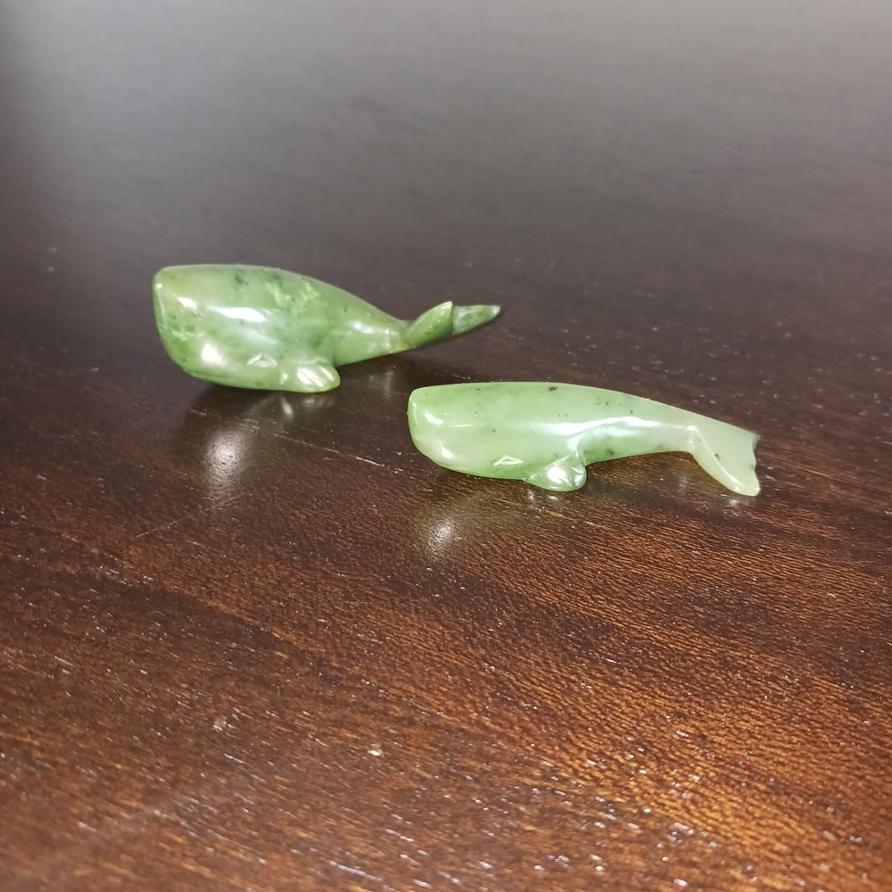 Vintage Jade Handcarved Figurines